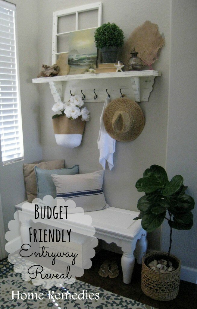 Budget Friendly Entryway